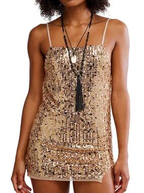 Free People Midnight Kiss Mini Dress